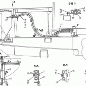 Планка 50-26-284 для передних трубопроводов Б12