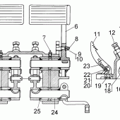 Зацеп 64-13-138 для механизма управления тормозами Б11