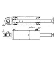 Гидроцилиндр ЦГ-125.50х320.11