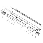 Комплект ножей Caterpillar CAT 14М 160М 2133х203х16/19 2 шт Комплект ножей Caterpillar CAT 14М 160М 2133х203х16/19 2 шт