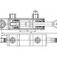 Гидроцилиндр ЦГ-40.20х150.11-01