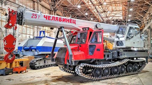 Новая модель вездеходного крана КС-5673