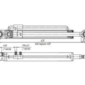 Гидроцилиндр ЦГ-50.30х400.11-04