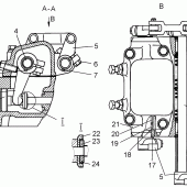 Шайба 3193-1 для корпуса механизма управления трансмиссией Б11