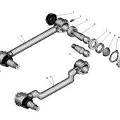 Штанга нижняя левая в сборе 5323-2909013