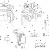 Установка двигателя ЯМЗ-236НД-2 1102-01-2-01-20СБ