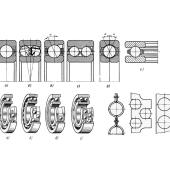 Подшипник шариковый вторичного вала задний КПП 50411