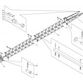 Болт М12-6gx80.58.019 ГОСТ 7796-70 крана ДЭК-401