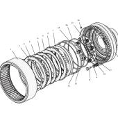 Диск фрикционный У2210.20Н-2-02.153-2