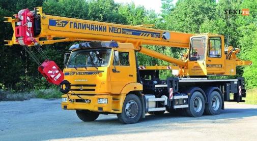 Модернизация 25-ти тонных автокранов Галичанин серии NEO