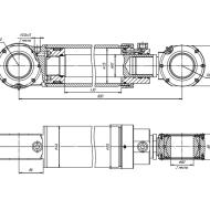 Гидроцилиндр ЦГ-125.80х430.11