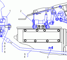 Приводы управления трактором 114-13-3-01СП фото