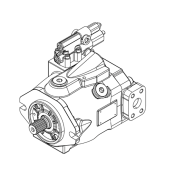 Гидронасос J10VO85 ED72/53L-VSD 12N00 аналог 415.0.85ED72/53R-VSD12N00