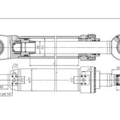 Гидроцилиндр ЦГ-145.100х1460.11
