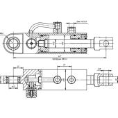 Гидроцилиндр ЦГ-80.40х100.18-01