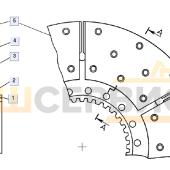 Диск ведомый передний/задний комплект 238-1601131/30-Б
