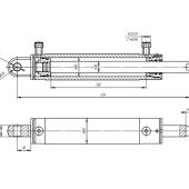 Гидроцилиндр ЦГ-50.30х250.17