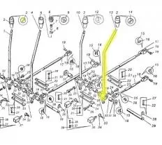Рычаг КС-3577.70.140-01 схема