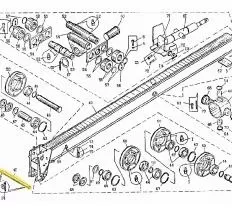 Ось КС-3577.63.111 КС-3574 чертеж