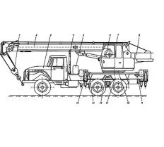 Опора в сборе КС-3574.31.050 КС-3574.00.000 КС-3574М.00.000 Ивановец КС-3574 фото