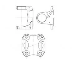 Фланец 469-2201023 КС-3576 чертеж