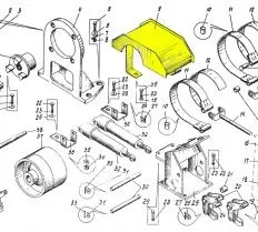 Кожух КС-3577.23.500-01 размыкателя тормоза КС-3576.26.300-01 Ивановец КС-3576
