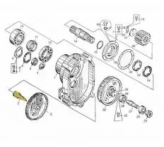 Вал-шестерня КС-3577.28.073-2 КС-3576 схема