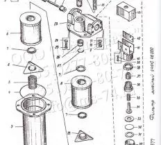 Фильтр У.4910.46.000 для гидрооборудования неповоротной части КС-3577.83.000 Ивановец КС-3577 чертеж