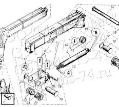 Ось КС-2572А-1.63.005 КС-3577-3 чертеж