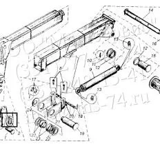 Клин КС-3577.63.003 для установки стрелы схема