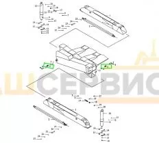 Пружина КС-35714.31.002 рамы КС-35714 чертеж