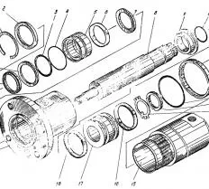 Цилиндр КС-3572.34.100-1 КС-35714 схема