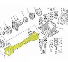 Вал карданный УАЗ-451Д КС-35714 чертеж