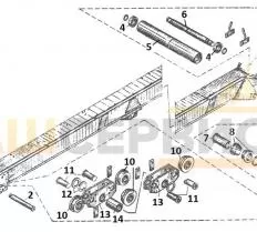 Секция средняя КС-35714.63.600-1 15926 схема