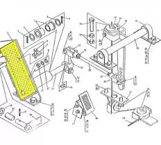 Педаль КС-3577.72.210 КС-35715 схема
