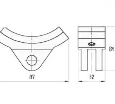 Колодка КС-3577.28.030 КС-35715 чертеж