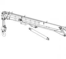 Телескопическая стрела КС-35714.63.000 схема
