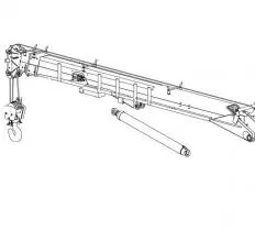 Телескопическая стрела КС-35714.63.000 чертеж