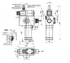 Гидроклапан-регулятор ГКР-20-160-25 чертеж