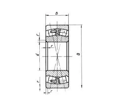Подшипник 3618 ГОСТ 5721-75 чертеж