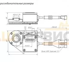 Датчик азимута ДУА360.13 КС-45721 (25 тонн) схема