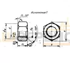 Гайка М6-6Н.6.019 ГОСТ 5915-70 23130 фото