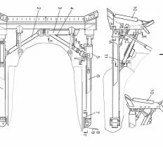 Нож угловой 011501-93-21-20СП Т-11.01Я схема Нож угловой 011501-93-21-20СП Т-11.01Я схема с размерами