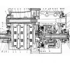 Коробка передач с механизмами реверса 46-12-2-02-10СБ схема