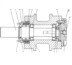 Каток поддерживающий 1501-21-15СБ-12 схема