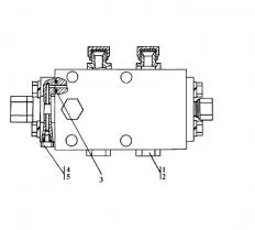 Гидрозамок 011501-93-508СБ для трактора Четра схема