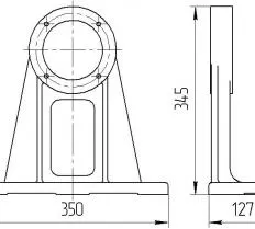 Кронштейн КС-3562А.44.001 чертеж