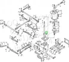 Рычаг переключения передач 8.21.103 чертеж