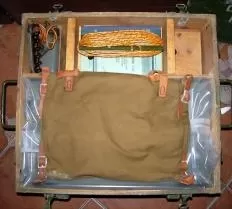 Ящик с комплектом ЗИП СП76А схема