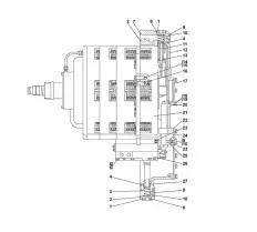 Коробка передач с системой гидроуправления 2501-12-19-20СП Т-25.01Я схема